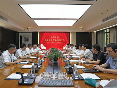 拼經(jīng)濟 促發(fā)展！溫州灣新區(qū)黨工委副書記謝忠誠率隊赴集團開展調(diào)研督導活動